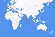 Flyg från King Island, Australien till Genève, Schweiz