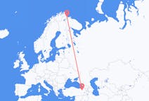 Flights from Kirkenes, Norway to Erzurum, Turkey