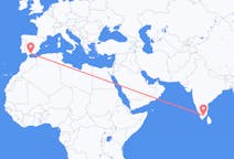 Flyreiser fra Madurai, til Malaga