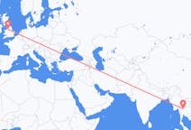 Flyreiser fra Phitsanulok, til Manchester