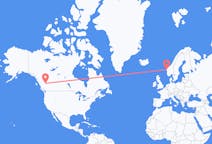 Flyrejser fra Prince George, Canada til Florø, Norge