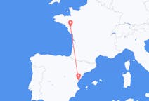 Flyg från Castellón de la Plana till Nantes