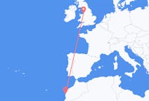 Flyreiser fra Essaouira, Marokko til Liverpool, England