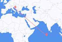 Flyreiser fra Gan, Maldivene til Split, Kroatia