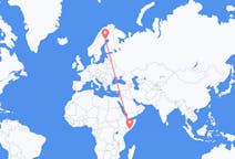 Flights from from Mogadishu to Luleå