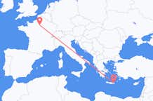Flyreiser fra Sitia, Hellas til Paris, Frankrike