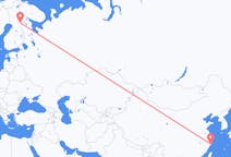 Flüge von Taizhou, China nach Kuusamo, Finnland