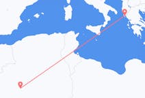 Fly fra Adrar til Korfu