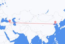 Flyrejser fra Dalian, Kina til Kars, Tyrkiet