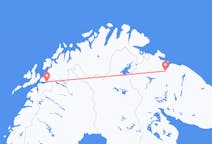 Flüge von der Stadt Murmansk in die Stadt Narvik