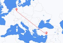 出发地 德国出发地 帕德博恩目的地 土耳其阿达纳的航班