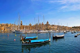Malta: Three Cities Guided Tour with Harbor Boat Tour 