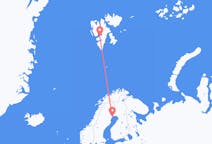 Flights from Longyearbyen, Svalbard & Jan Mayen to Luleå, Sweden