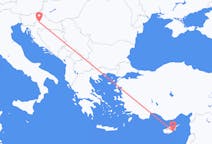 Vluchten van Larnaca naar Zagreb