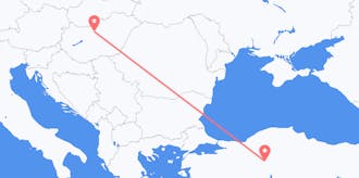 Flights from Hungary to Turkey