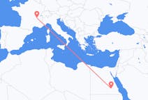 Flights from Aswan, Egypt to Lyon, France
