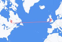 Flights from Chibougamau, Canada to Cardiff, Wales