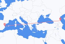 Flyrejser fra Makhatjkala, Rusland til Valencia, Spanien
