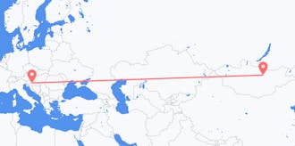 Flights from Mongolia to Croatia