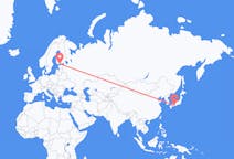 Рейсы из Токусима, Япония в Хельсинки, Финляндия