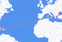 Flyreiser fra Cap-Haïtien, Haiti til Istanbul, Tyrkia