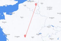 Flights from Clermont-Ferrand, France to Liège, Belgium