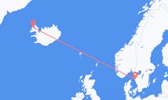 Flights from the city of Gothenburg, Sweden to the city of Ísafjörður, Iceland