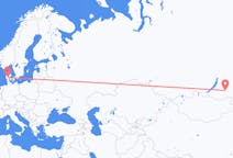 Flights from Chita, Russia to Billund, Denmark