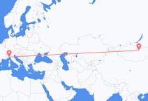 Flights from Ulaanbaatar to Genoa