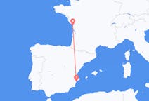 Flights from La Rochelle, France to Alicante, Spain