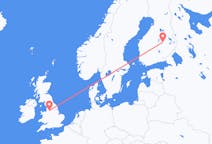 Lennot Kuopiosta Manchesteriin