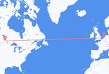 Vluchten van Winnipeg, Canada naar Rotterdam, Nederland