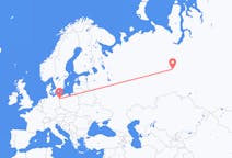 Flights from Khanty-Mansiysk, Russia to Szczecin, Poland