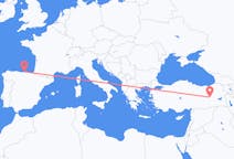 Flights from Bingöl, Turkey to Santander, Spain