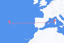 Flights from Corvo Island, Portugal to Alghero, Italy