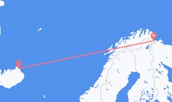 Flyg från Thorshofn, Island till Kirkenes, Norge