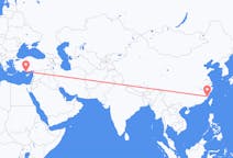Flyrejser fra Fuzhou, Kina til Gazipaşa, Tyrkiet