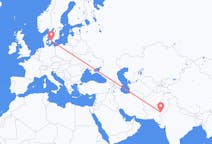Flights from from Rahim Yar Khan to Copenhagen