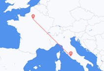 Flights from Paris in France to Rome in Italy