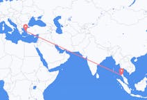 Flyreiser fra Krabi, Thailand til Khios, Hellas