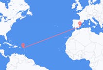Flyrejser fra Saint Kitts til Murcia