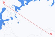 Fly fra Nur-Sultan til Pajala