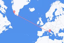 Flyreiser fra Roma, Italia til Paamiut, Grønland