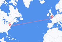 Flights from Washington, D. C. , the United States to Caen, France