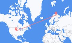 Flyreiser fra Nord Platte, USA til Ivalo, Finland