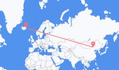 Flyrejser fra Xilinhot, Kina til Egilsstaðir, Island