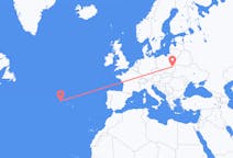 Flights from Corvo Island, Portugal to Lublin, Poland