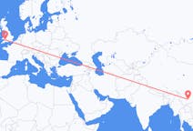 Flyg från Kunming, Kina till Cardiff, Kina