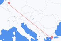 出发地 土耳其恰纳卡莱目的地 德国杜塞尔多夫的航班