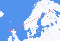 Fly fra Benbecula til Kuusamo
